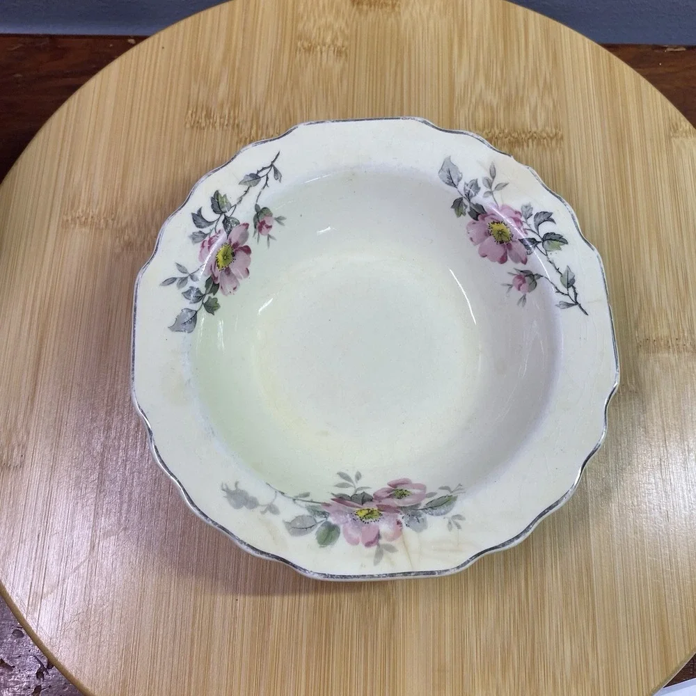 WS GEORGE Canarytone Serving Bowl Vintage USA‎ LIDO 187A See Pics. Make Offer